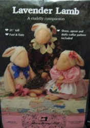 174 21''  LAVENDER LAMBS, DRESS, APRON EZ PATTERN